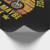 Dog Motorrad Geschenkpapier (Ecke)