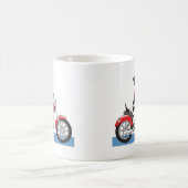 Dog Motorrad Kaffeetasse (Mittel)