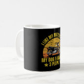 Dog Motorrad Kaffeetasse (Vorderseite Links)