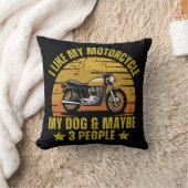 Dog Motorrad Kissen (Decke)
