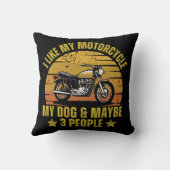 Dog Motorrad Kissen (Rückseite)