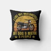 Dog Motorrad Kissen (Vorderseite)