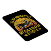 Dog Motorrad Magnet (Rechte Seite)