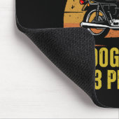 Dog Motorrad Mousepad (Ecke)