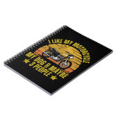 Dog Motorrad Notizblock (Linke Seite)
