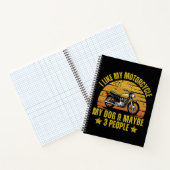 Dog Motorrad Notizblock (Innenseite)