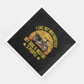 Dog Motorrad Serviette (Ecke)