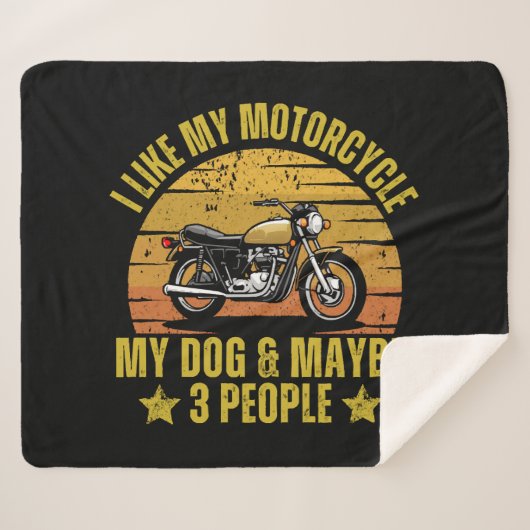 Dog Motorrad Sherpadecke (Vorderseite (Horizontal))