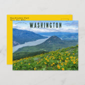 Dog Mountain Trail Cook Washington USA Postkarte (Vorne/Hinten)