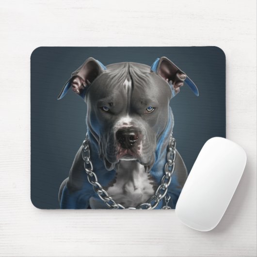 Dog Mouse Pad American Stafford Mousepad (Mit Mouse)