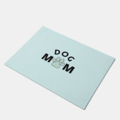 Dog Mum Fußmatte (Schrägansicht)