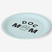 Dog Mum Pappteller (Schrägansicht)