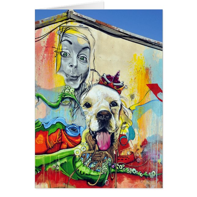 Dog Mural Graffiti (Vorne)