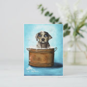 Dog n Suds Postkarte (Stehend Vorderseite)
