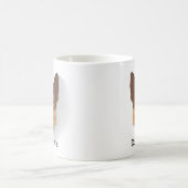 Dog-Name hinzufügen, deutscher Schäferhund GSD Kaffeetasse (Mittel)