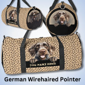 Dog-Name, Ihr Name, deutscher Drahthaar-Pointer hi Duffle Bag