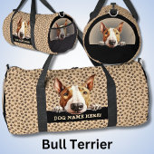 Dog-Name oder Ihr Name, Bull Terrier hinzufügen Duffle Bag