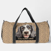 Dog-Name oder Ihr Name, englischer Setter hinzufüg Duffle Bag (Vorderseite)