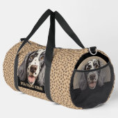 Dog-Name oder Ihr Name, englischer Setter hinzufüg Duffle Bag (Rechte Ecke)