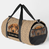 Dog Name oder Ihr Name, Rhodesian Ridgeback hinzuf Duffle Bag (Rechte Ecke)