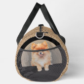 Dog-Name oder Ihr Name, Spitz hinzufügen Duffle Bag (Rechts)
