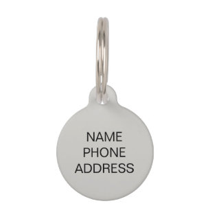 Dog Name, Telefon und Foto anpassen, personalisier Haustiermarke
