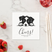 Dog Napkins Wedding Serviette (Beispiel)