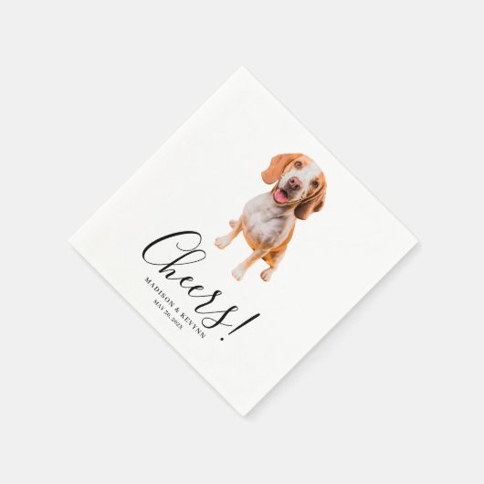Dog Napkins Wedding Serviette (Ecke)