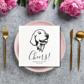 Dog Napkins Wedding Serviette