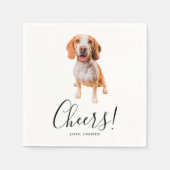 Dog Napkins Wedding Serviette (Vorderseite)