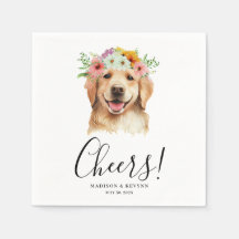 Dog Napkins Wedding