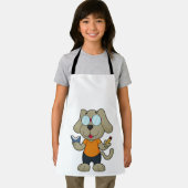 Dog Nerd Book Glasses Schürze (Insitu)