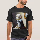 Dog Newspaper Editor T-Shirt (Vorderseite)