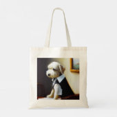 Dog Newspaper Editor Tragetasche (Rückseite)