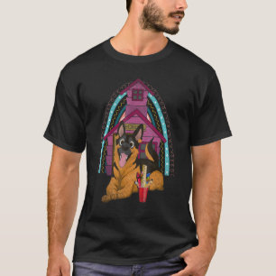 Dog Niedlich Dog Besitzer deutscher Schafe T-Shirt