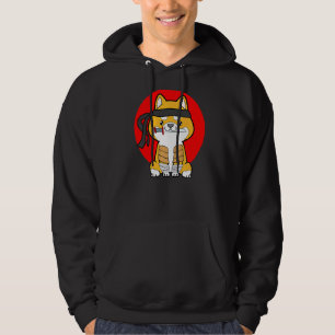 Dog Ninja Bushido Ronin Japanisch Samurai Hoodie