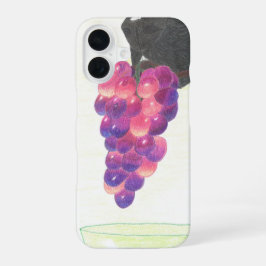 Dog nose and grape phone case iPhone 16 hülle