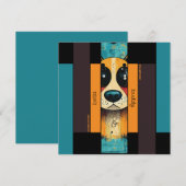 Dog Nose Einladung (Vorne/Hinten)