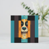 Dog Nose Einladung (Stehend Vorderseite)