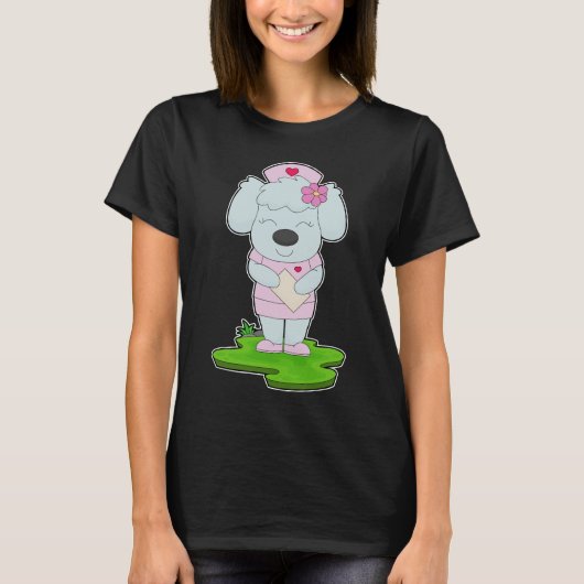 Dog Nurse Blossom T-Shirt (Vorderseite)