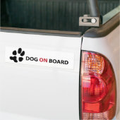 DOG ON BOARD AUTOAUFKLEBER (Auf Lkw)