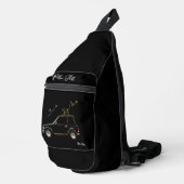 Dog on Wall Street Crossbody Bag (Rechte Ecke)