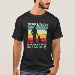 Dog Onkel - Retro Sunset Hund Lover Funny Vater's T-Shirt