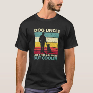 Dog Onkel - Retro Sunset Hund Lover Funny Vater's T-Shirt