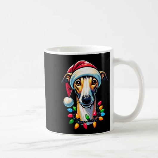 Dog Owner Xmas Men Women Favorite Ghound Christmas Kaffeetasse (Rechts)