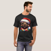 Dog Owner Xmas Men Women Favorite Pug Christmas T-Shirt (Vorne ganz)