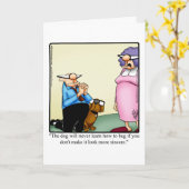 Dog Owners Spaß Blank Grußkarte Karte (Gelbe Blume)