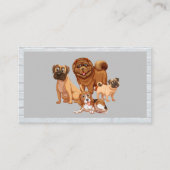 Dog Pack | Trainer | Paws Business Card Visitenkarte (Vorderseite)