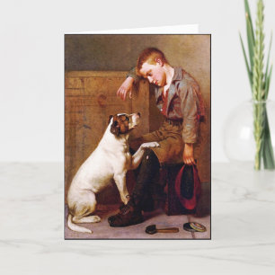 Dog Painting: Die besten Freunde von John Brown Karte