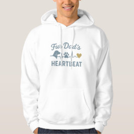 Dog Papa, der Herzschlag des Vaters Hoodie